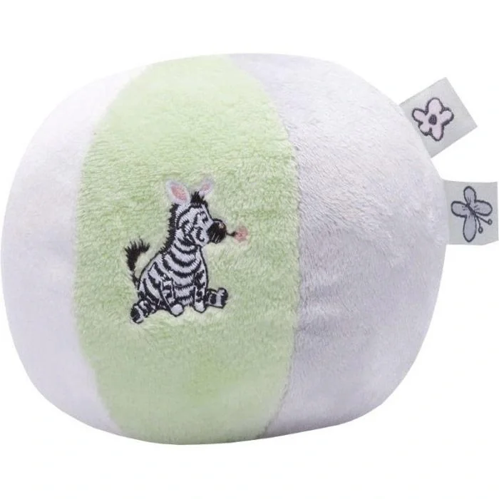 Spielball Dinkey Zebra mit Rassel - 1
