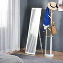 Standspiegel Ganzkörperspiegel Schminkspiegel erhöhte mit LED mit Fernbedienung wand montierbar boten-montierbar MDF - 3
