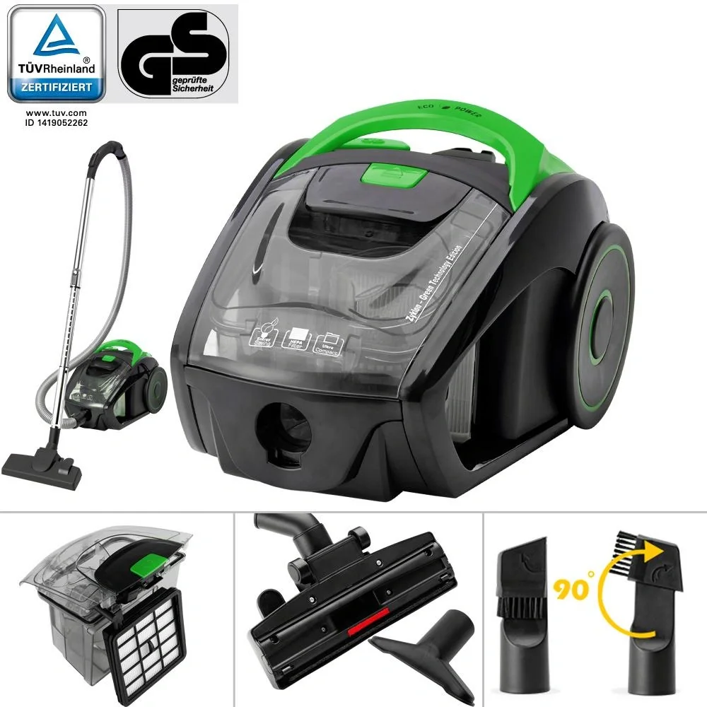 Staubsauger 900W Grün - Ökostrom-Ausgabe - 1