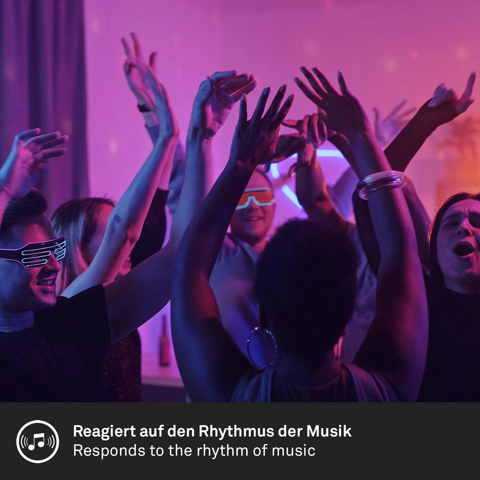 MAGIC RGB-LED Flexband, 3m, Musiksensor, 90 RGB-LEDs, 12W, Fernbedienung - 11