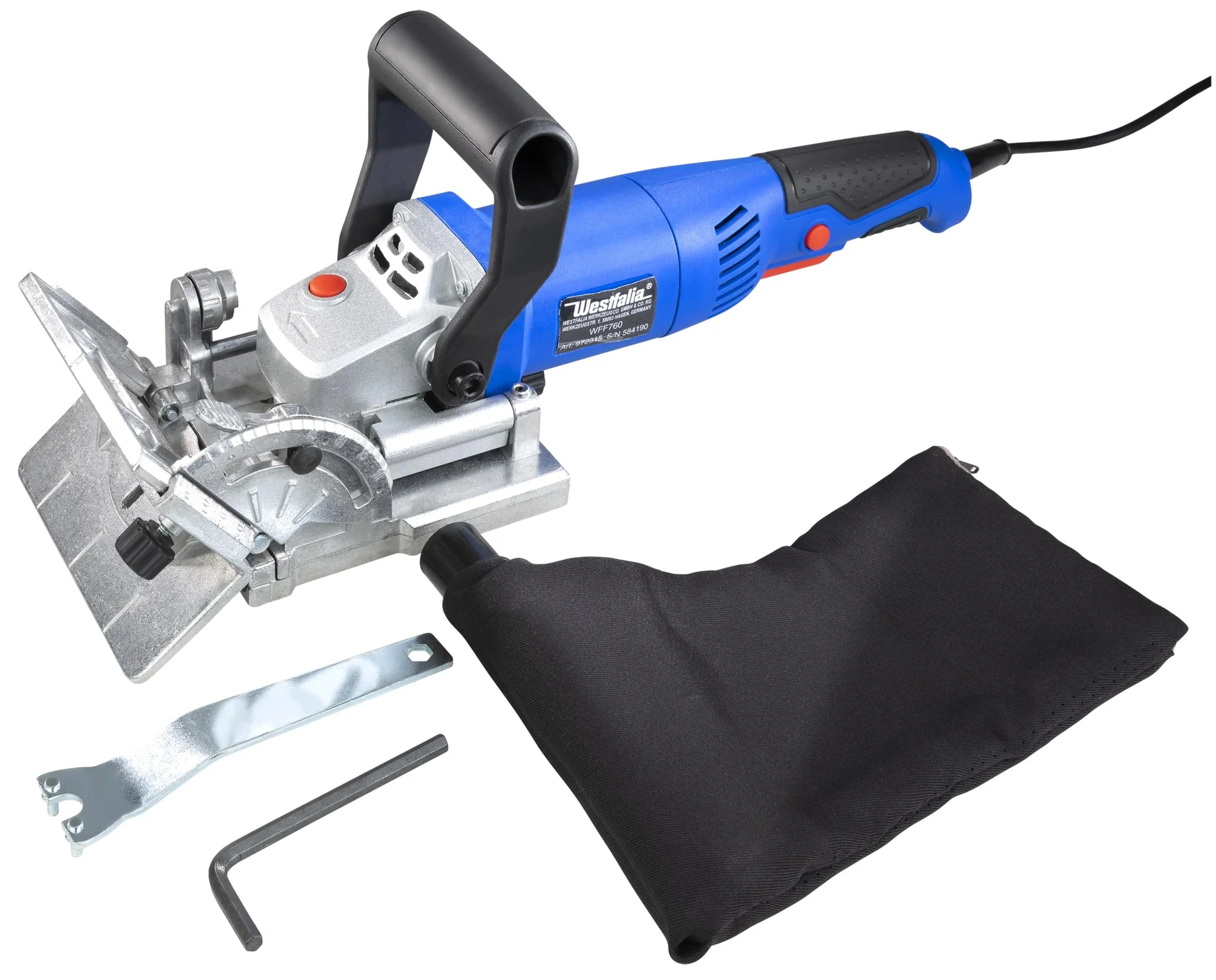 Flachdübelfräse WFF760, 760 Watt - 8