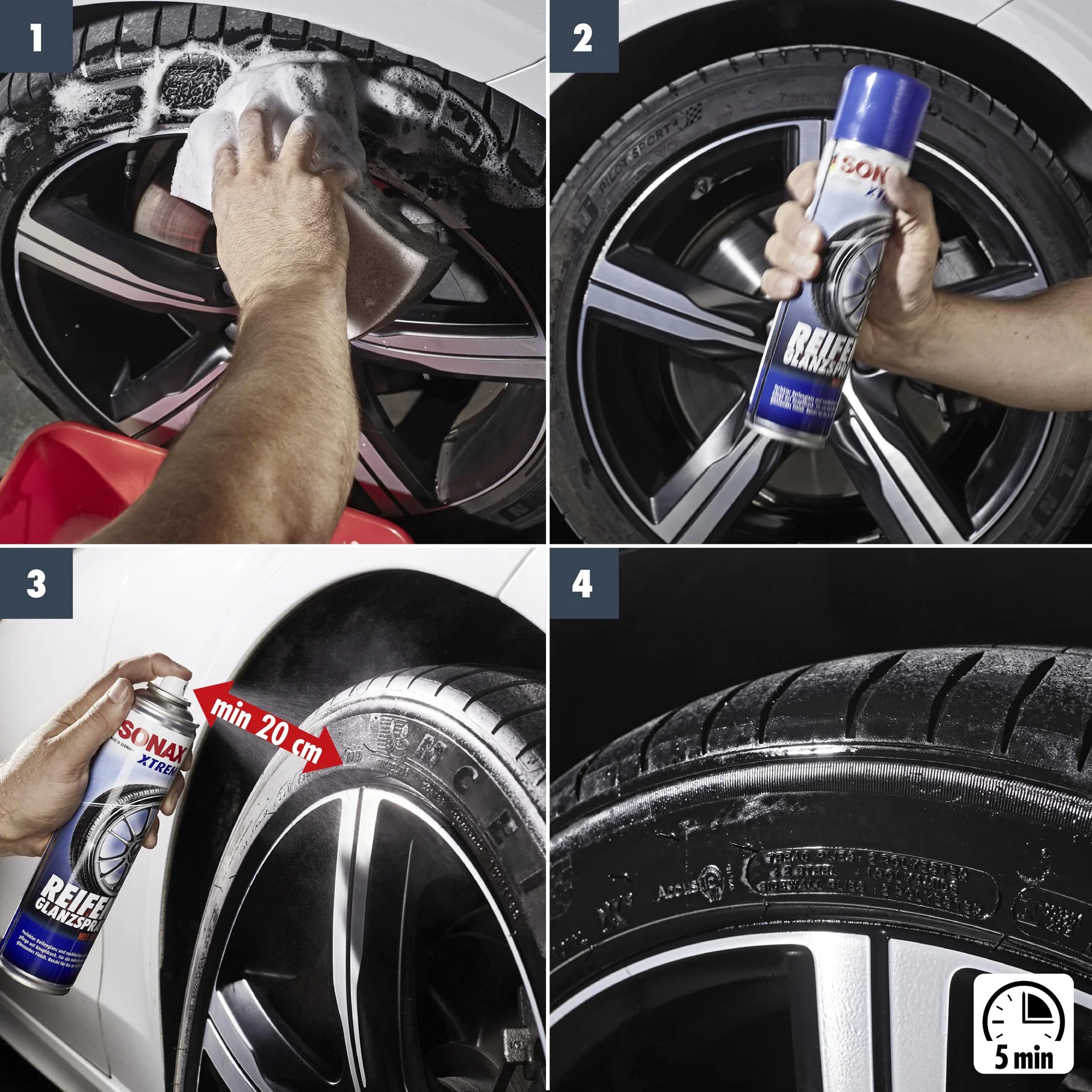 XTREME Reifenglanzspray Wet Look 400 ml - 6