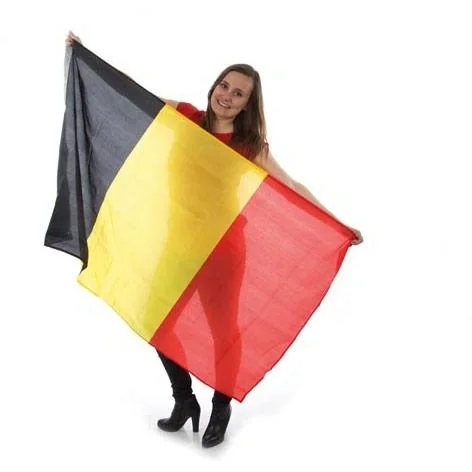 OneTools Teleskop-Fahnenmast 630cm Belgien Flagge - inkl. Belgien Flagge - 90x150cm - 4