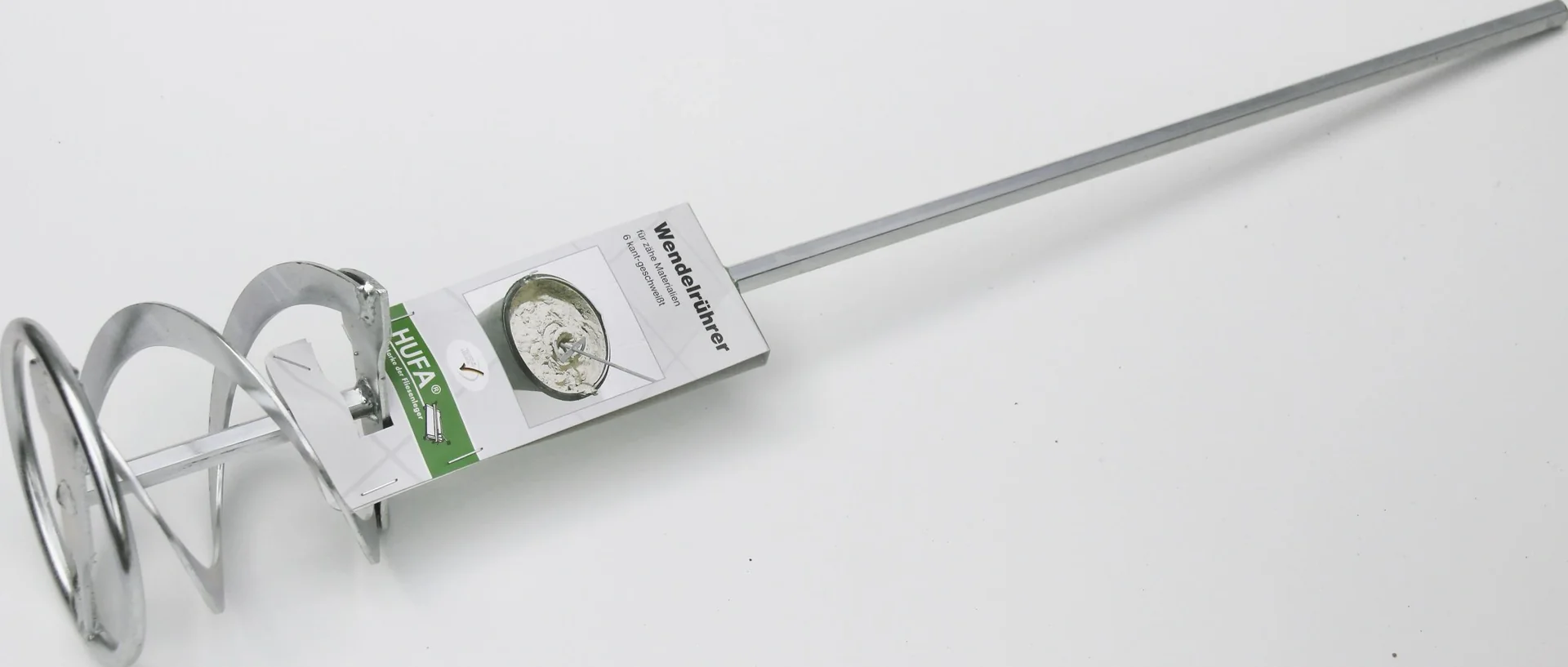 Wendelrührer, mit M14 Gewinde, 120 x 600 mm - 1