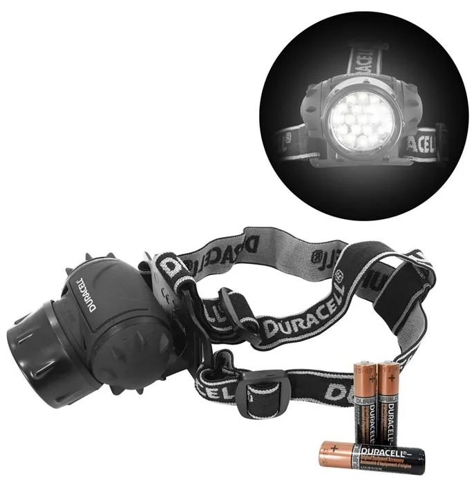 Stirnlampe mit 19 LED's inkl. Batterien - 10