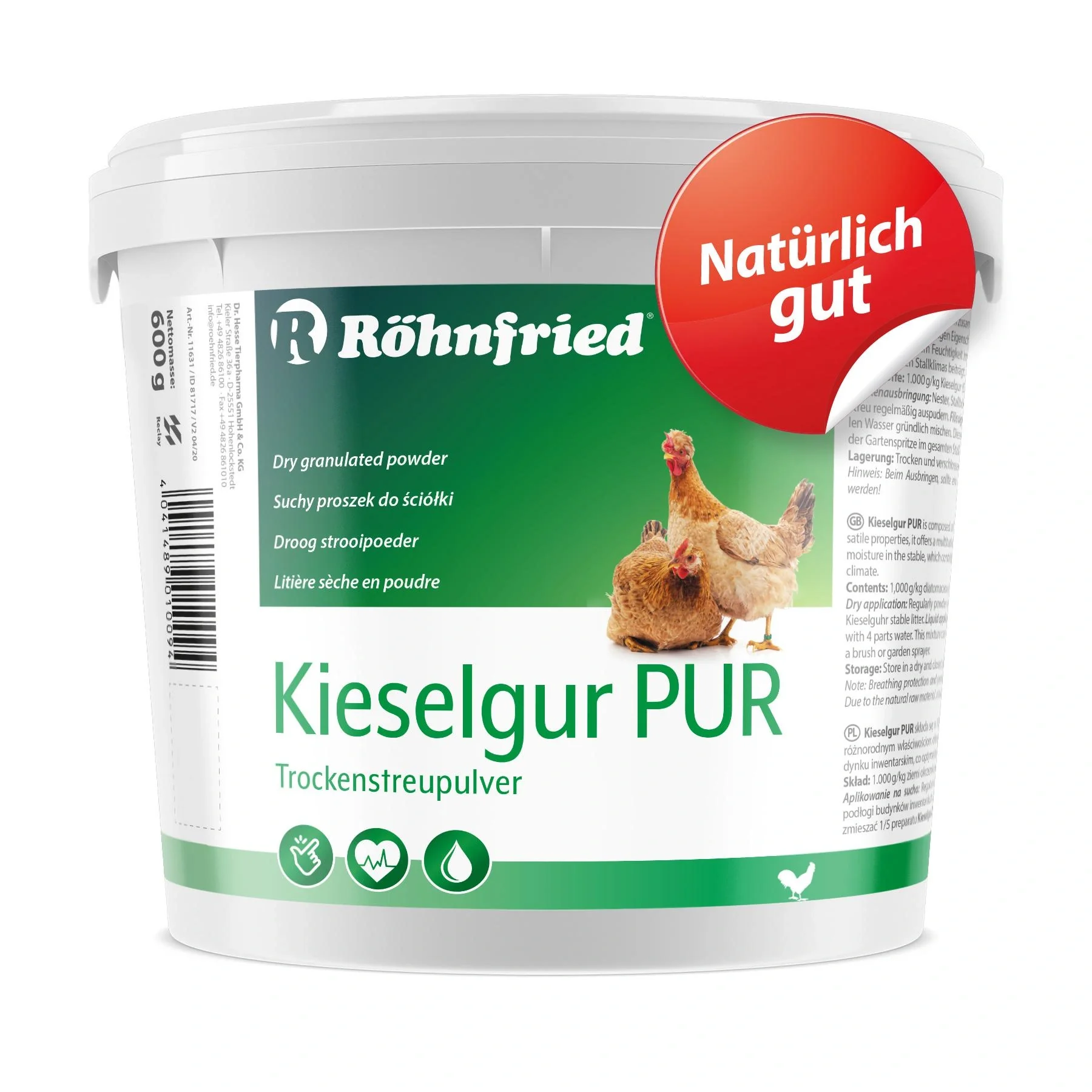 Kieselgur Pur, 600g - 2