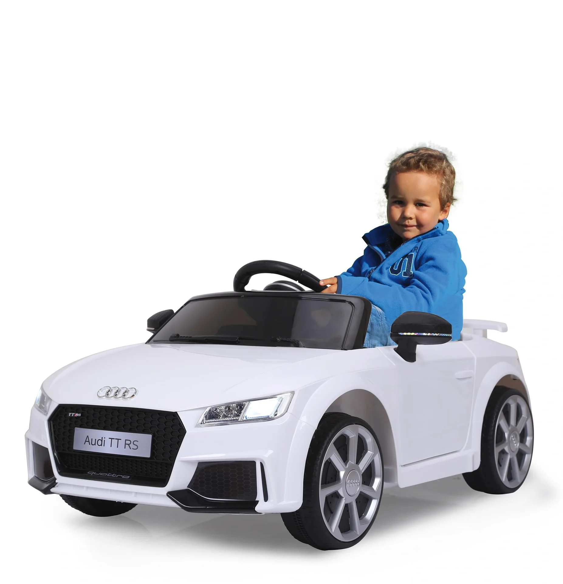 Ride-on Kinderfahrzeug, Audi TT RS, 12 Volt, Weiß - 6