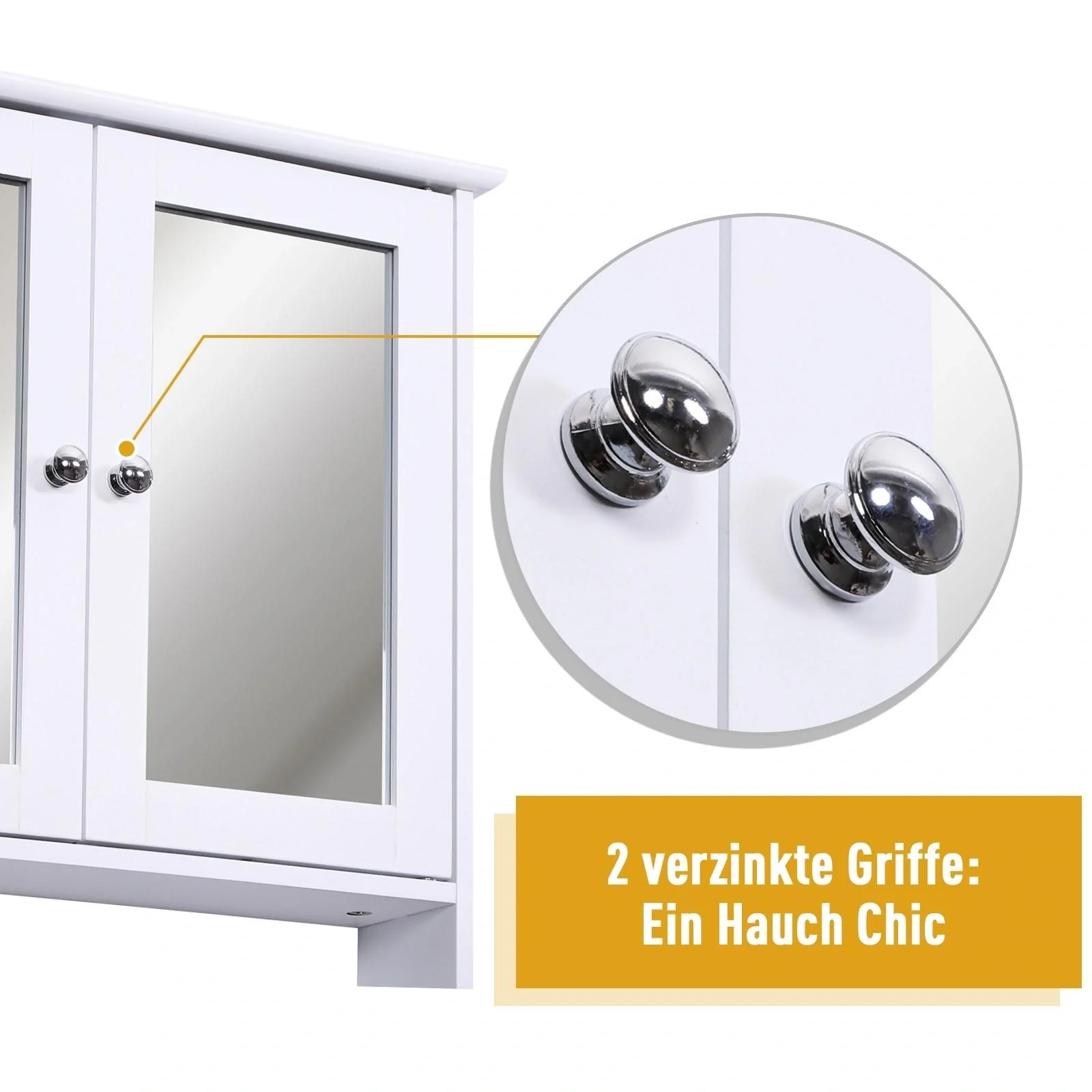 Spiegelschrank mit Ablage - 8