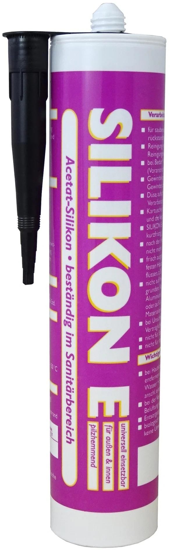 Silikon Fugendicht Schwarz, 310 ml - 2