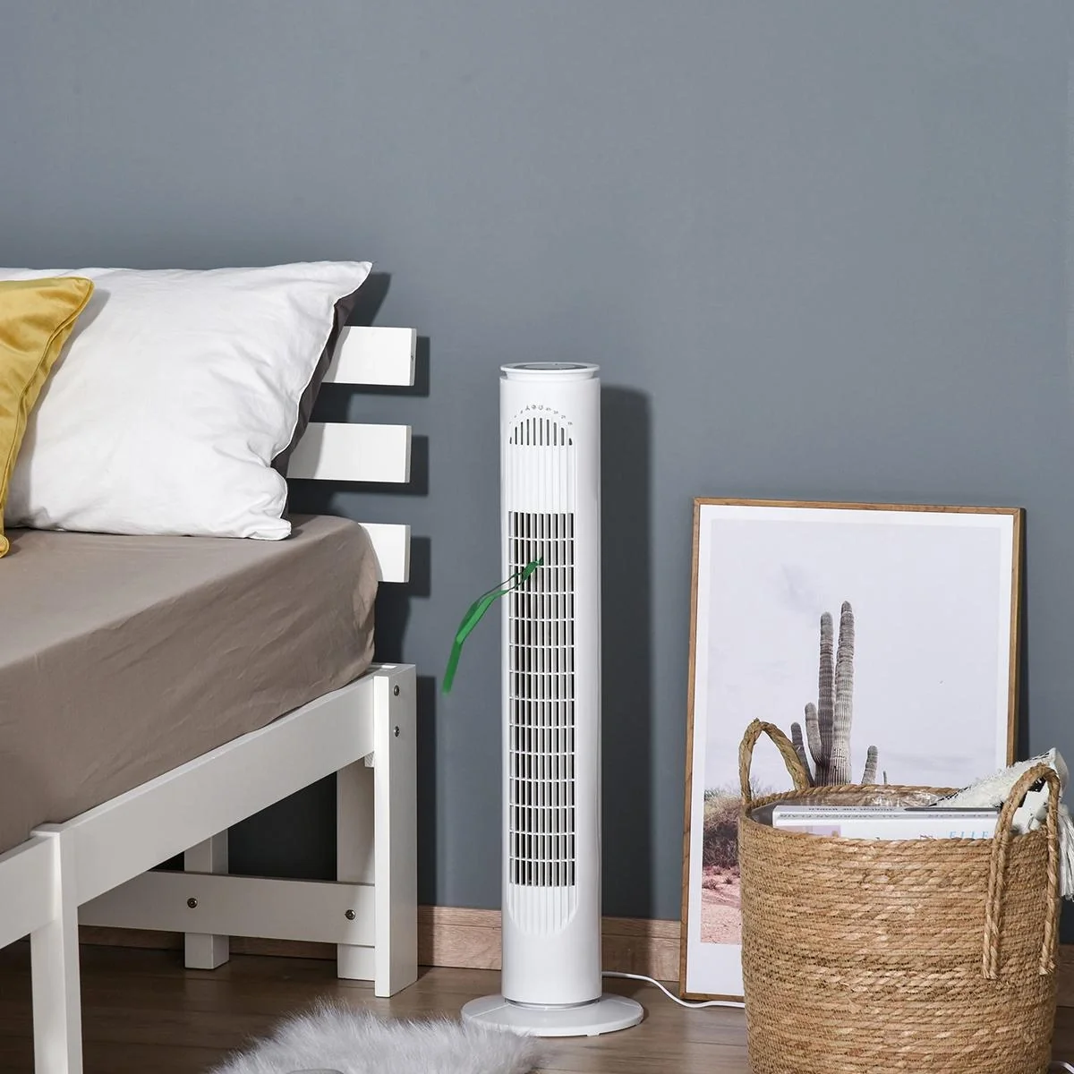 Turmventilator mit 3 Belüftungsstufen weiß - 10