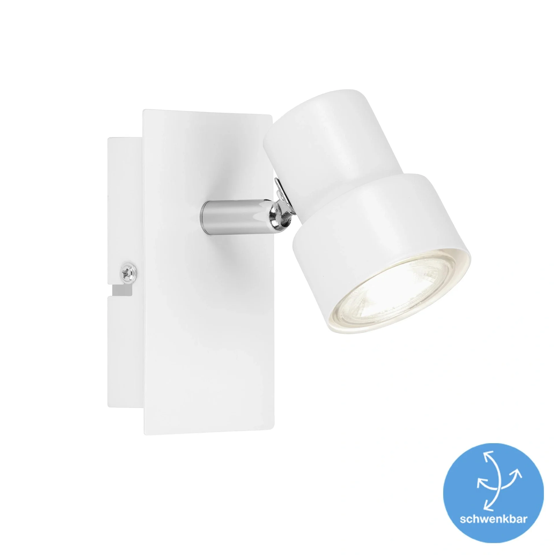 LED Wand- und Deckenleuchte, 12 cm, 460 Lumen, GU10/5 Watt, weiß - 9