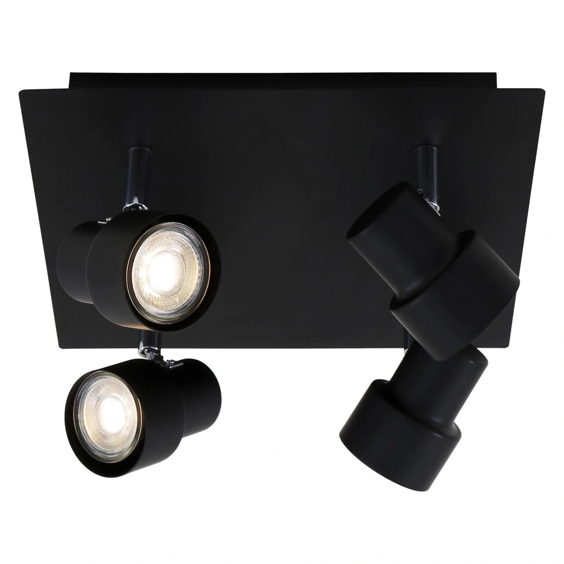 LED Deckenleuchte, 1840 Lumen, 20 Watt, GU10, schwarz - 5