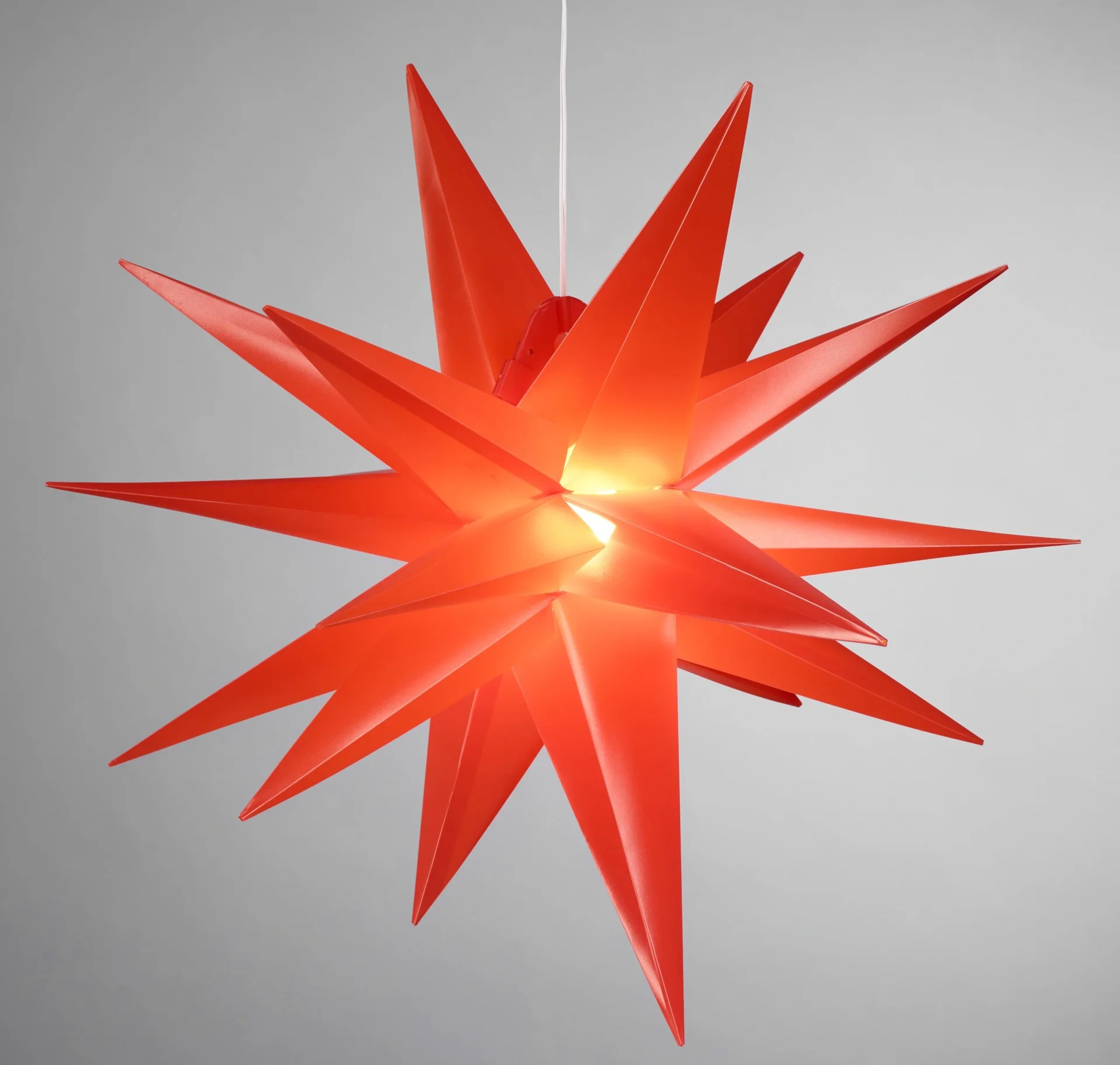 LED Kunststoffstern 58 cm, rot - 3