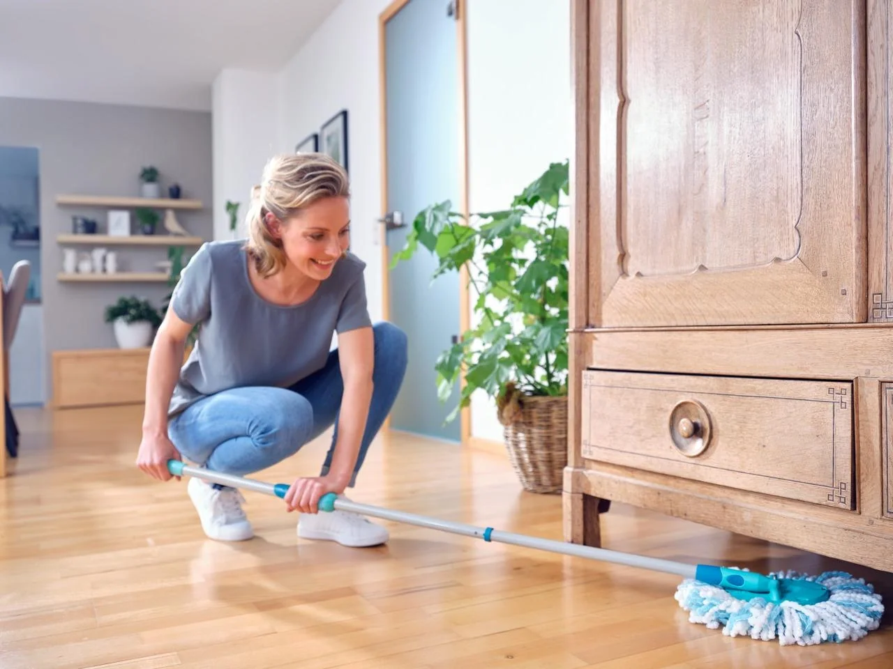 Set Clean Twist Disc Mop Ergo Mobile - 13