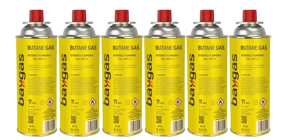 6 x 227g Butangas Baygas - 2