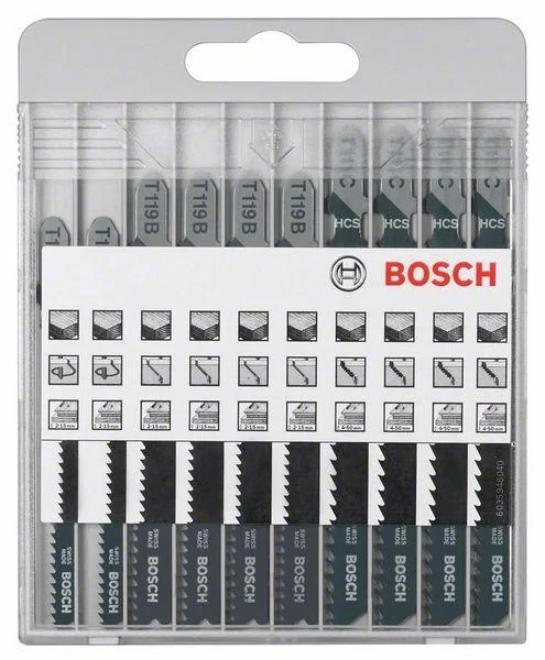 Stichsägeblatt-Set "X-Pro Line Basic for Wood", 10-teilig - 1
