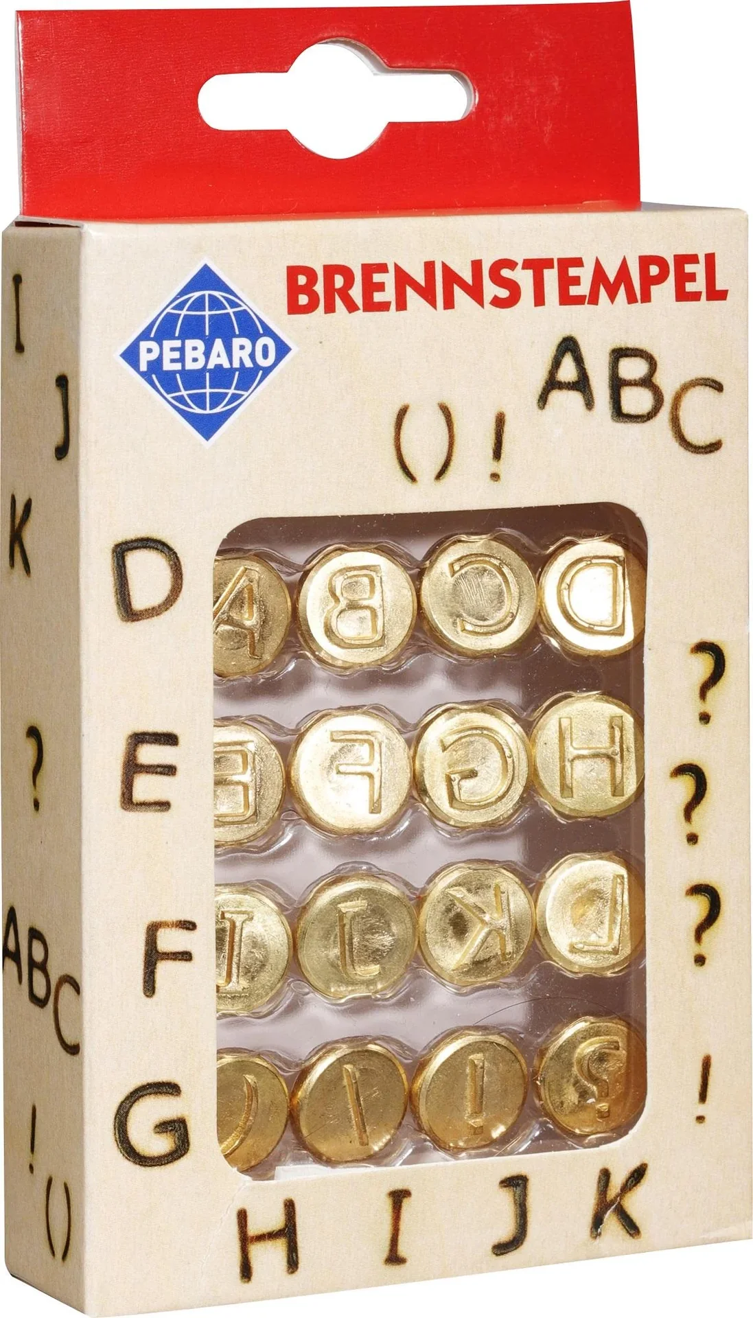 Brandmalstempel Set, Buchstaben A bis L - 2