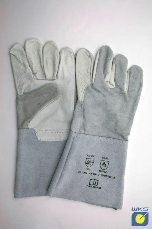 Schweißerhandschuh aus Voll-Leder - 1