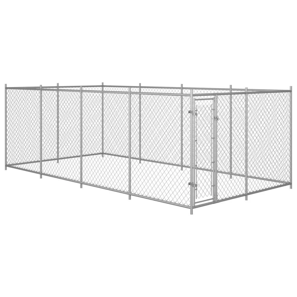 Hundehütte außen 8x4x2 m - 1