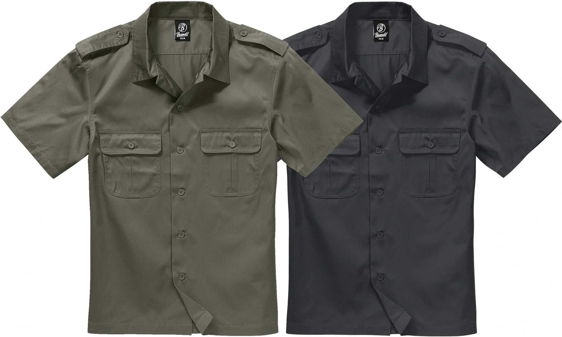 US Hemd, Halbarm, Farbe oliv, Gr.4XL - 2