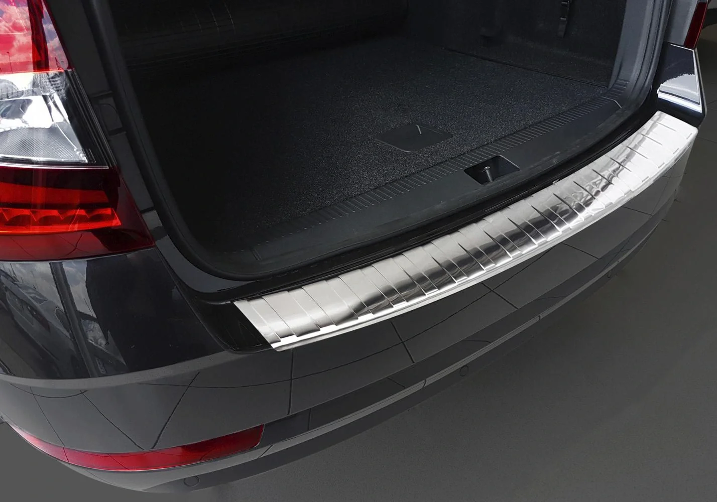 Ladekantenschutz Edelstahl für Skoda Octavia III Kombi FL, Baujahr FL 2016> - 4