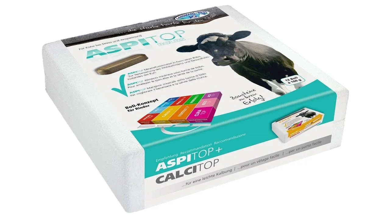 Mineralfuttermittel ASPITOP Stress Bolus, 12 x 100 g - 1