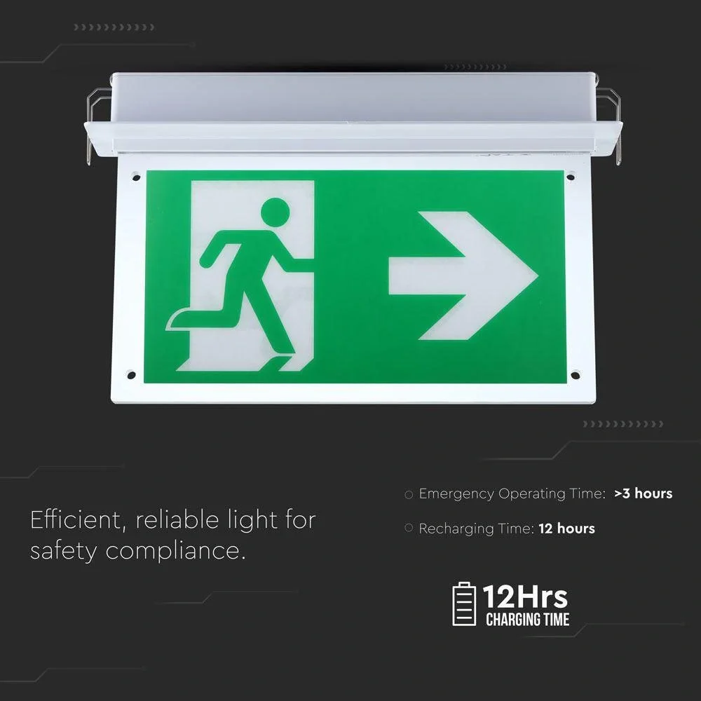 VT-522-S Notleuchte - LED - Anbauleuchte - 2W - IP20 - 9