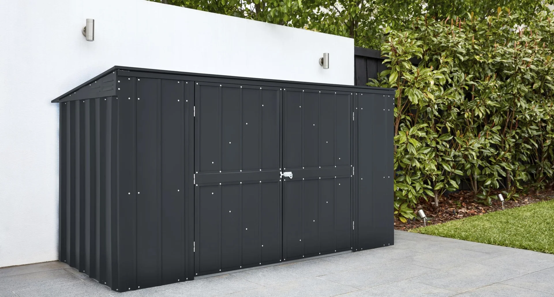 Gerätehaus Tonnen-Depot Easy 7x3 - 3bins - 12