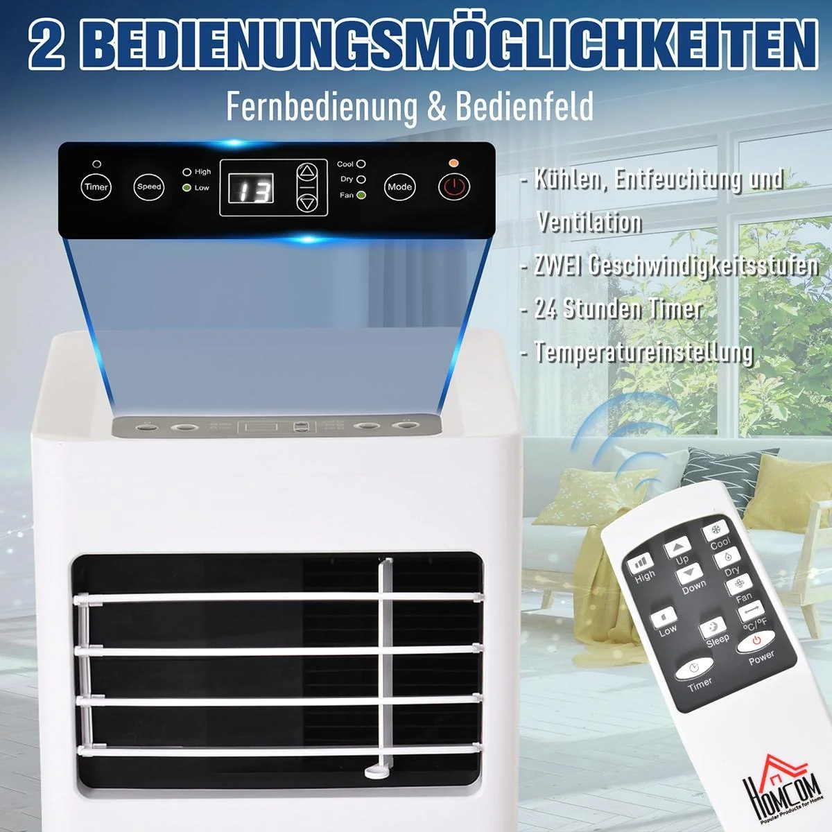 Mobile Klimaanlage weiß - 1