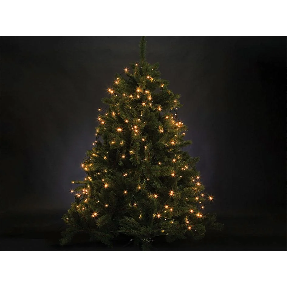 Vellight Weihnachtsbeleuchtung - für Weihnachtsbäume bis zu 180cm - 220 LEDs - Arizona Weiß - Innen & Außen - 7