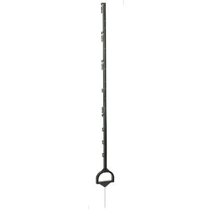 Kunststoffpfosten mit Steigrohr, 158Cm, Grün, 5 Stück - 1