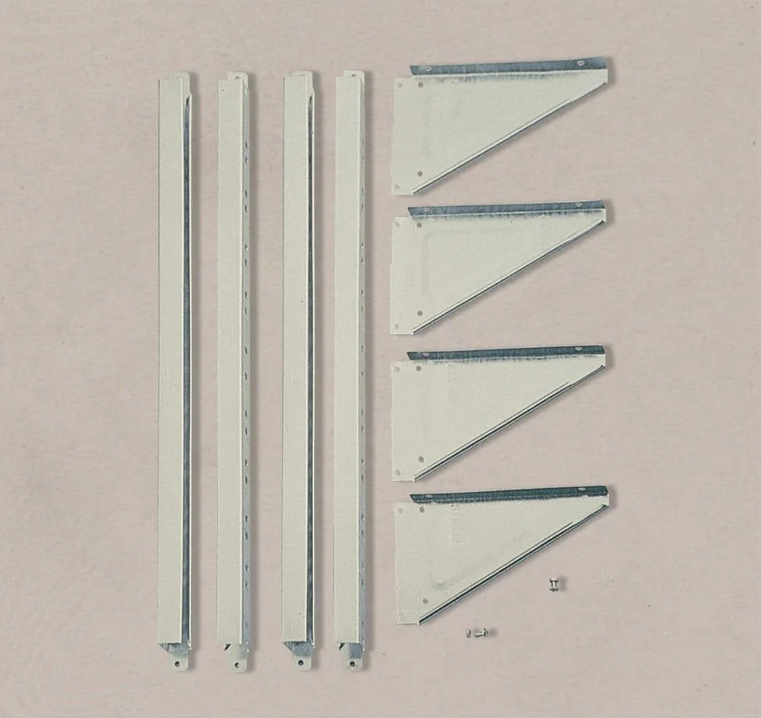 Regalset ohne Böden für Gerätehäuser SS404 - 1