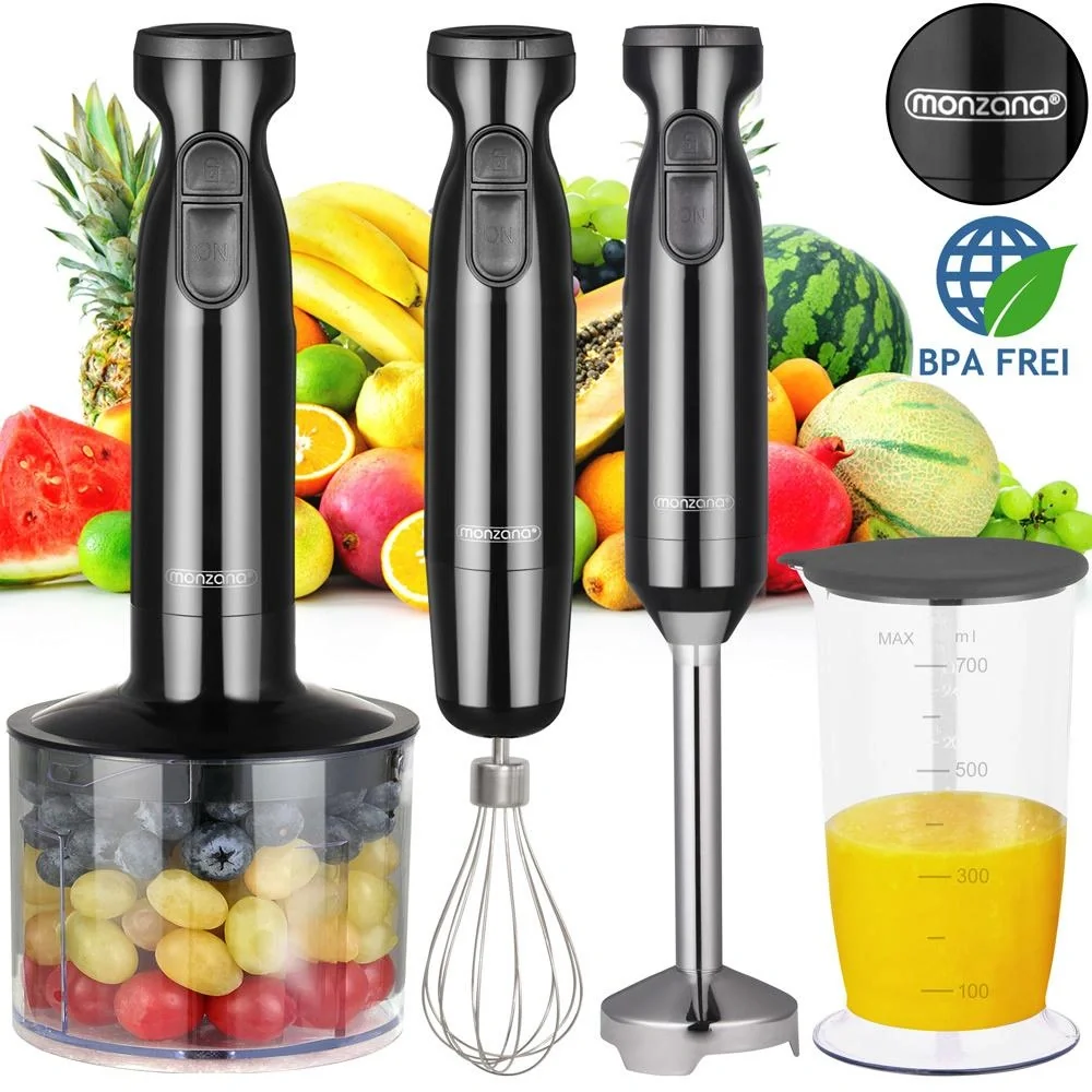 Stabmixer-Set aus Edelstahl - 7