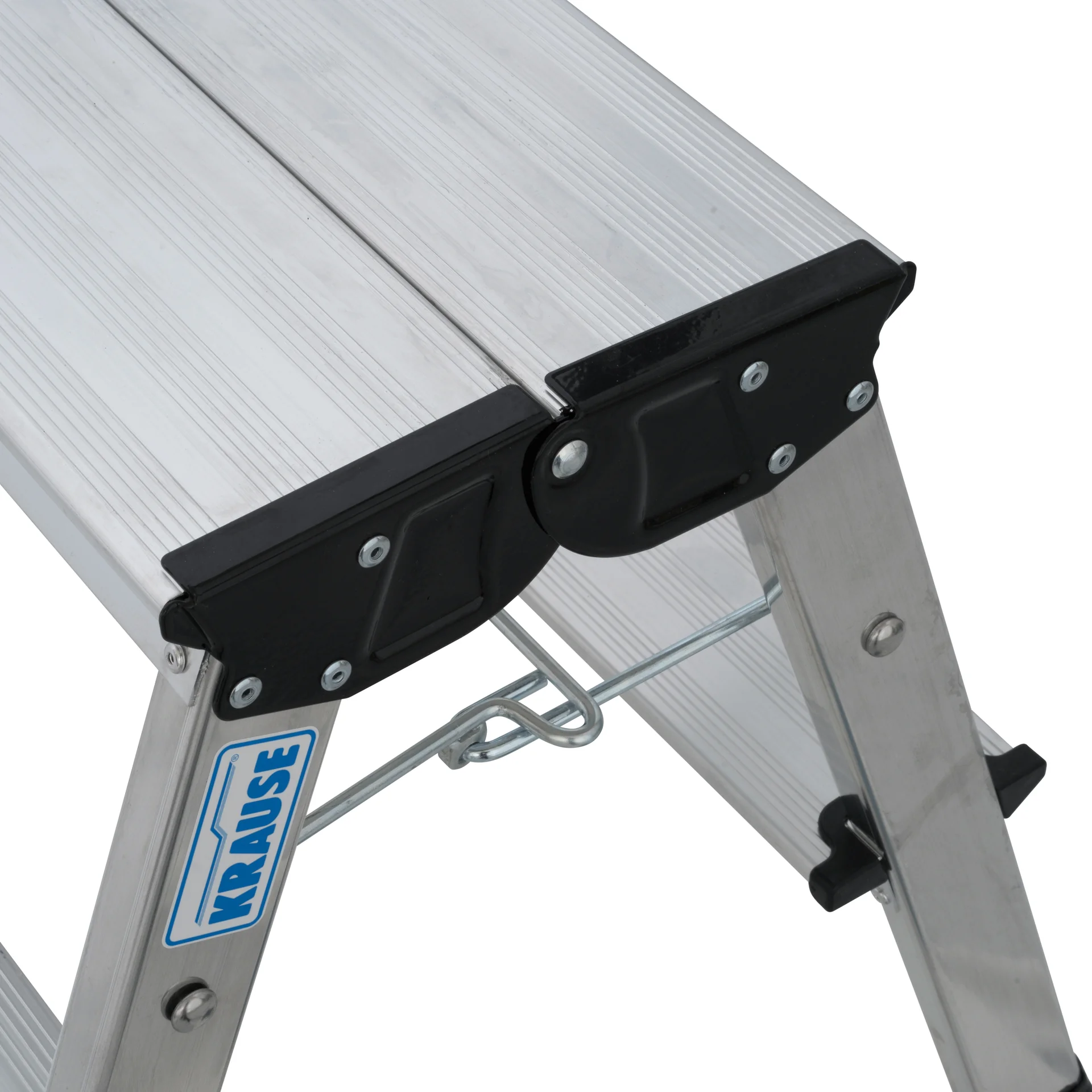 „ROLLY“ DOPPEL-KLAPPTRITT ALU NATUR 2x2 STUFEN - 3