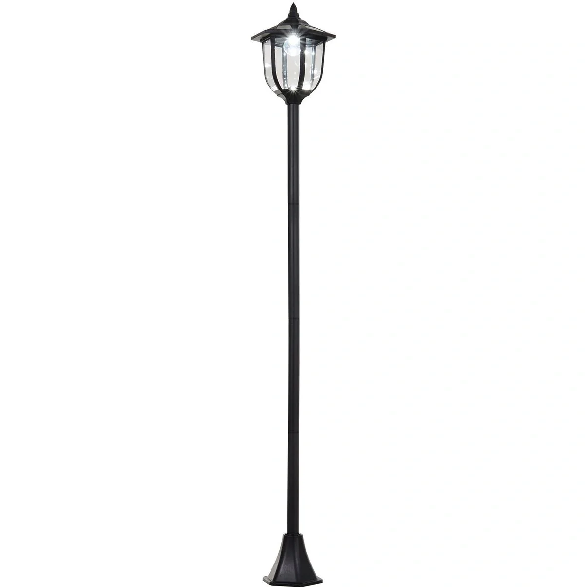 Solar Gartenlaterne mit LED - 1