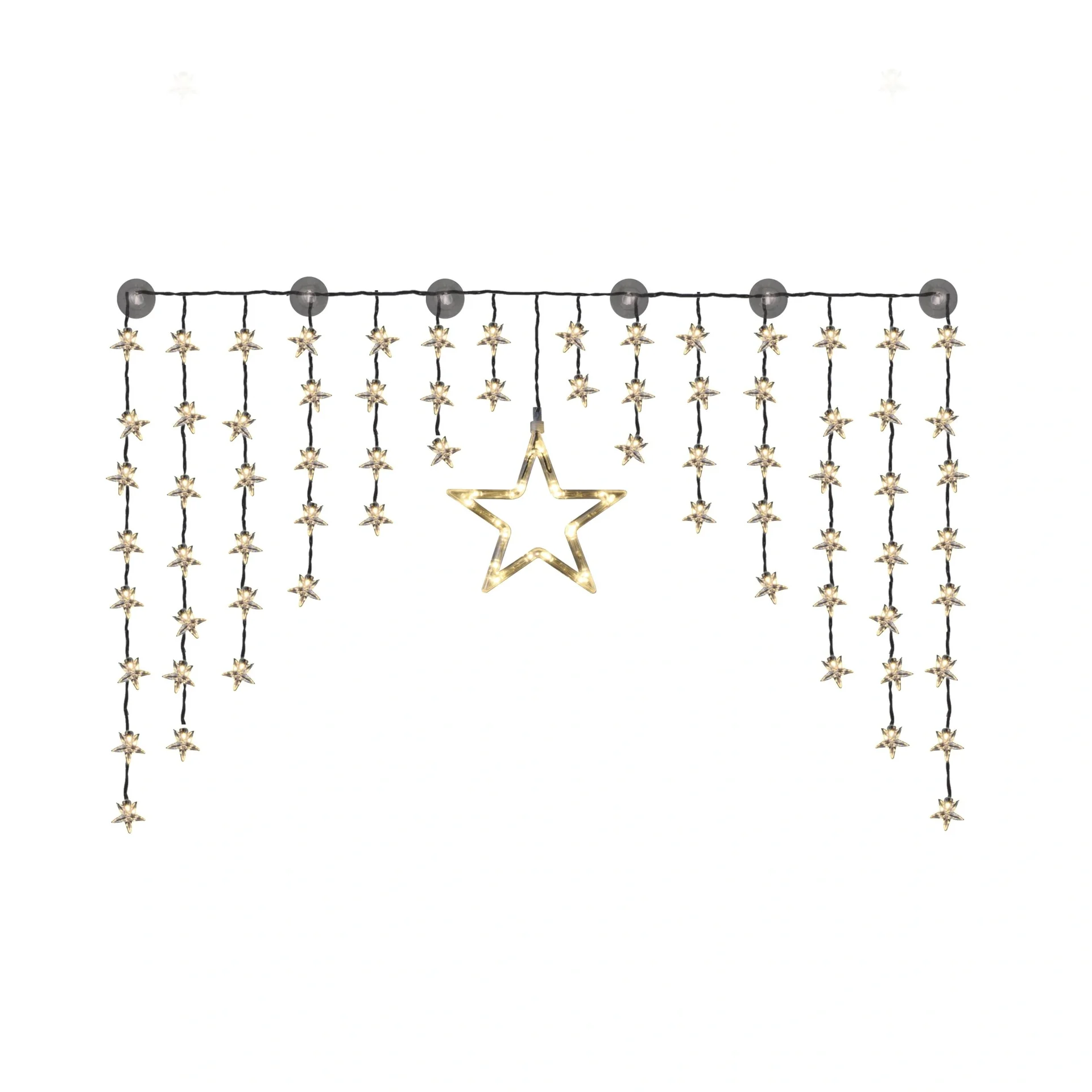 Sternenvorhang mit 90 LED Lichtern - 1