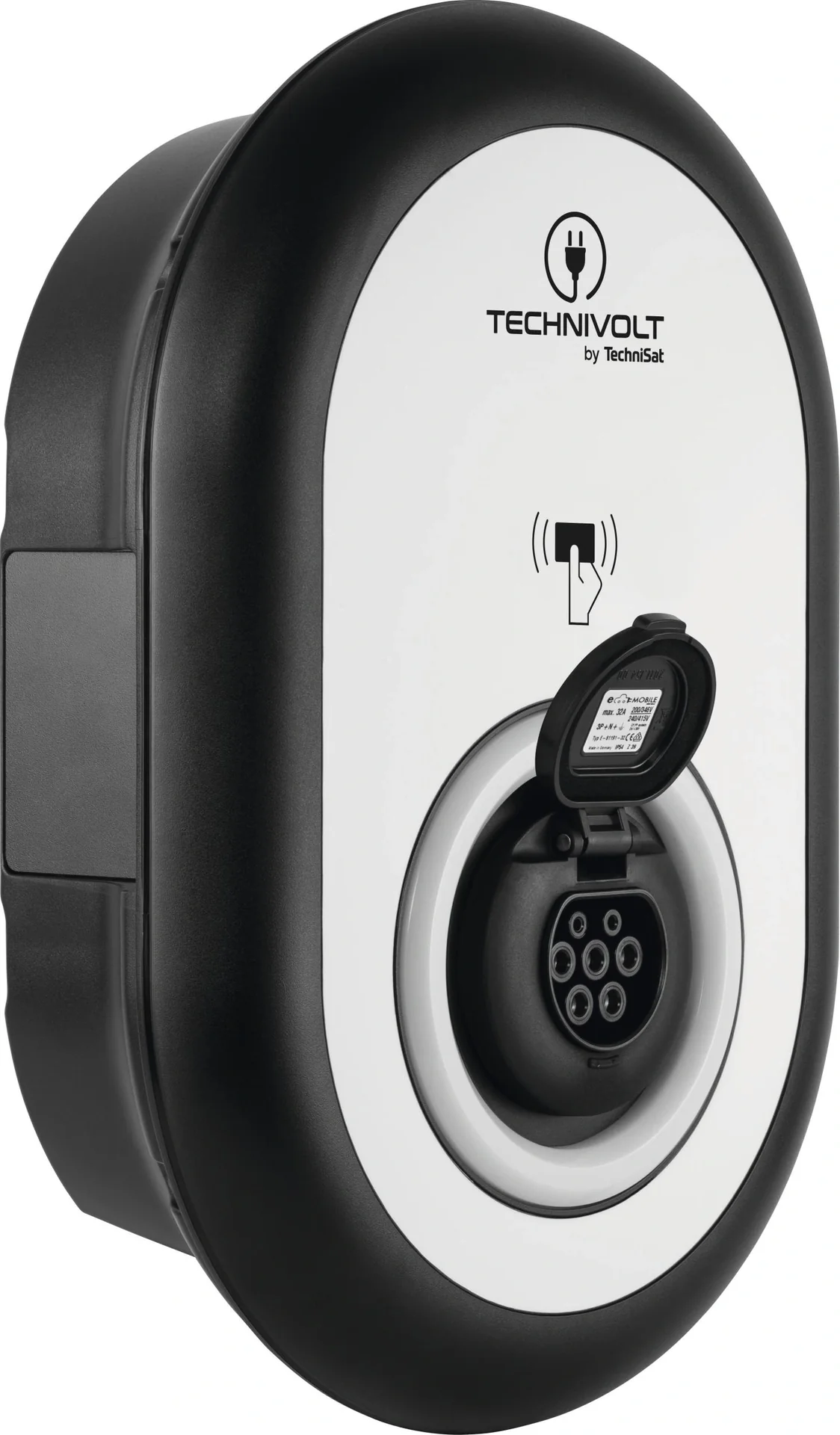 Ladestation TECHNIVOLT 100, 11 kW mit integrierter Ladesteckdose Nach IEC 62196-2 Typ 2 - 10