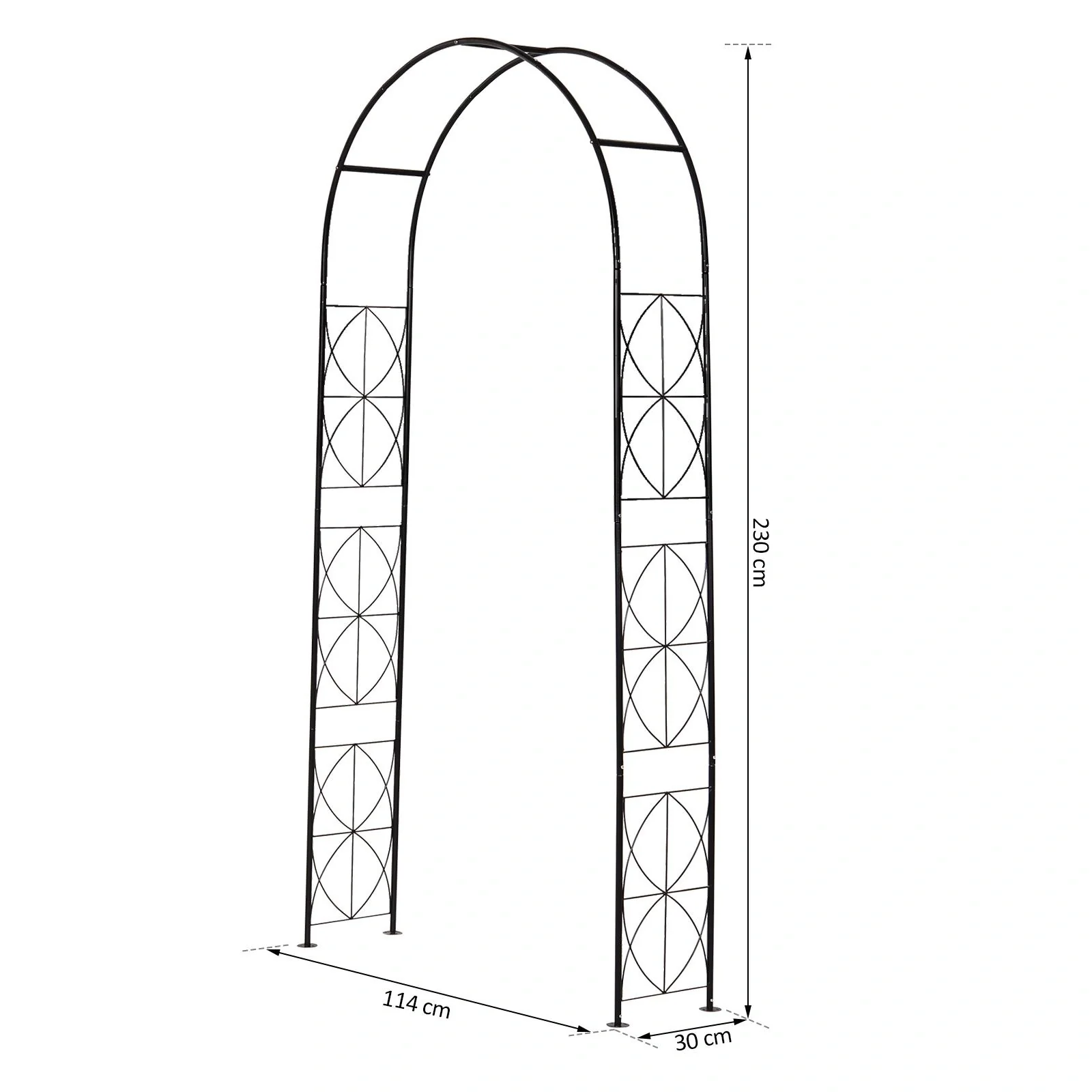 Rose/Pflanzenbogen 230cm - 7