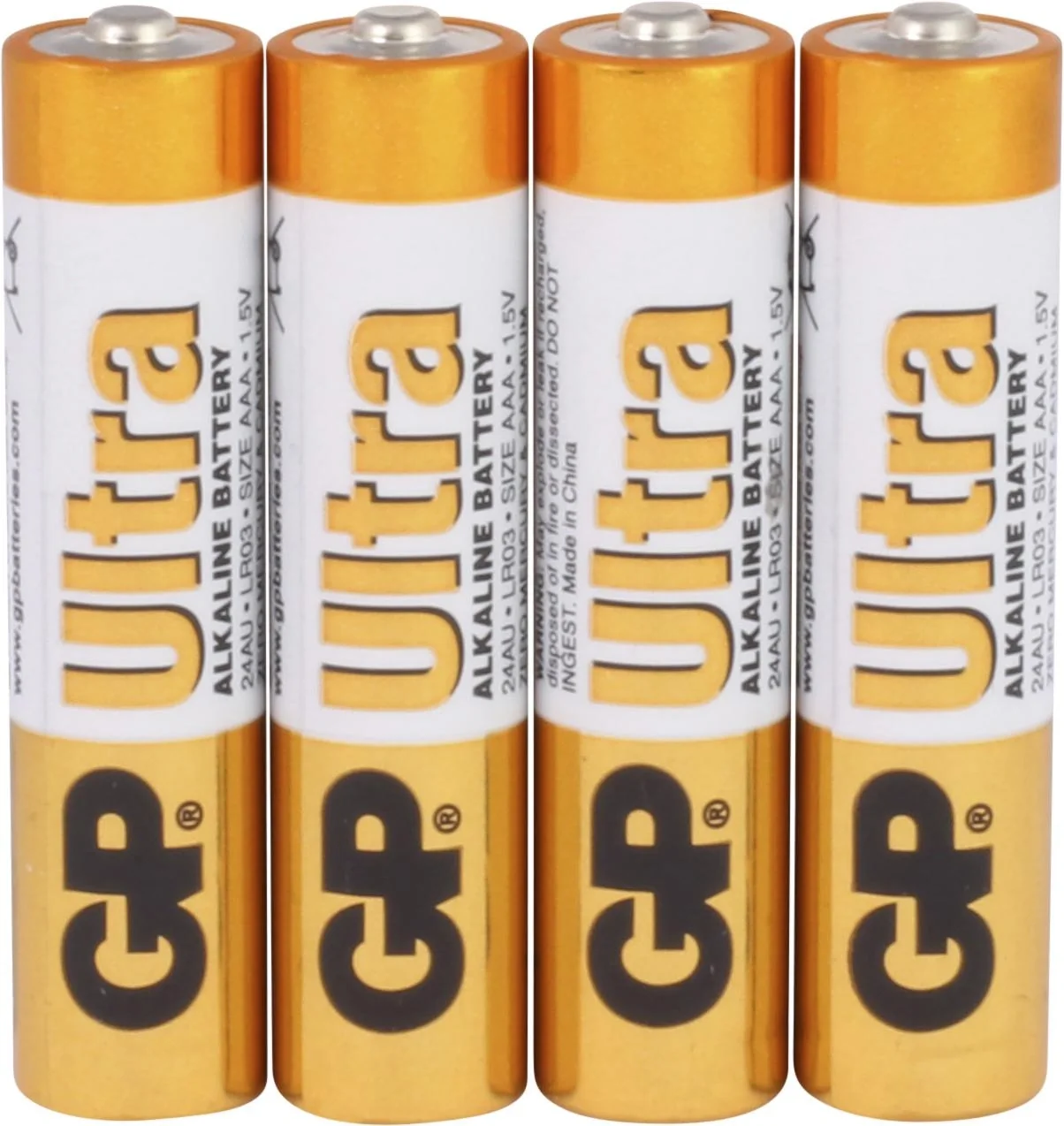 ULTRA Micro (AAA) Alkaline Batterien - 4 Stück - 12