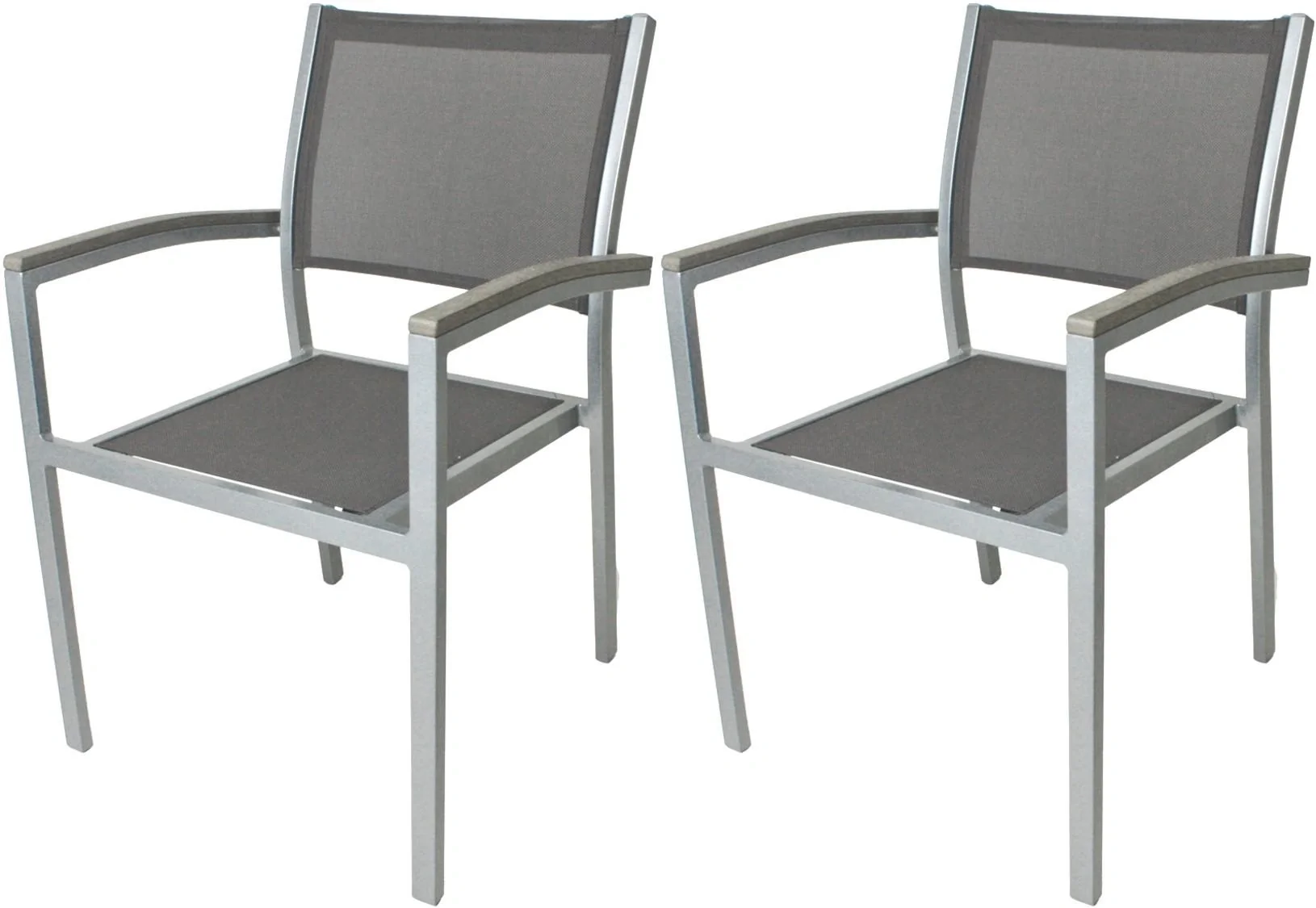 2 x Stapelstuhl "Grace" - 1