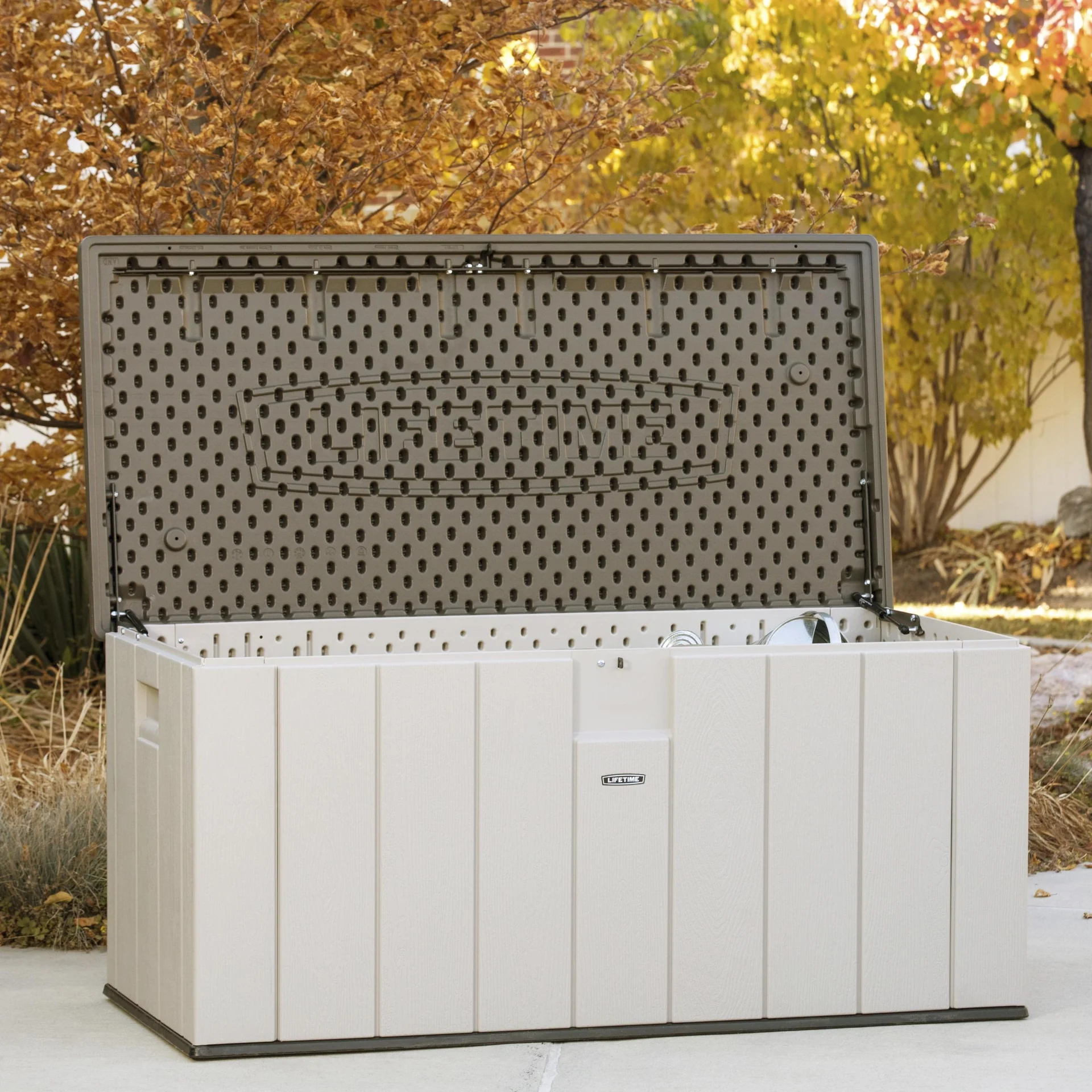 Kunststoff Kissenbox Harmony 570 Liter Volumen lichtgrau - 10