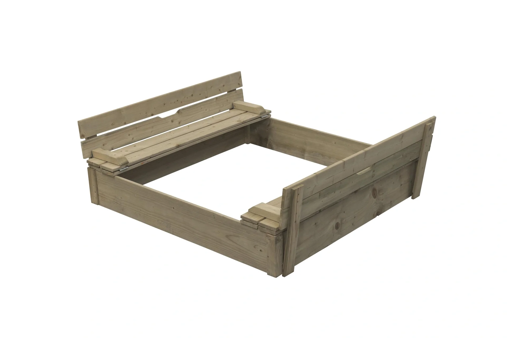 Sandkasten Robert aus Holz 1200 mm x 1200 mm - 3