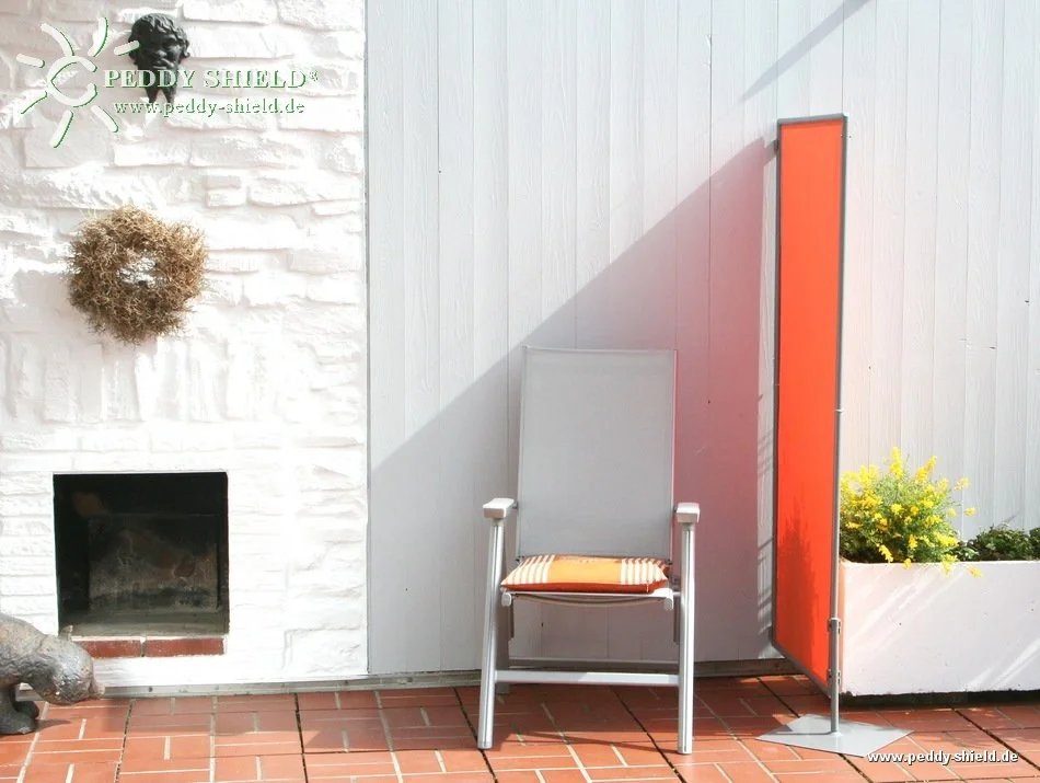 Paravent Sicht- und Windschutz 70x170 cm terracotta - 2