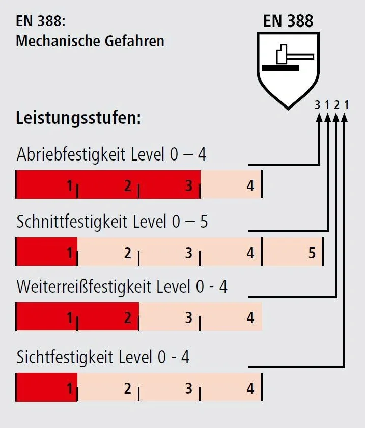 Werkstatt Tasthandschuh Activ Grip Gr. 11, 6er Set - 3