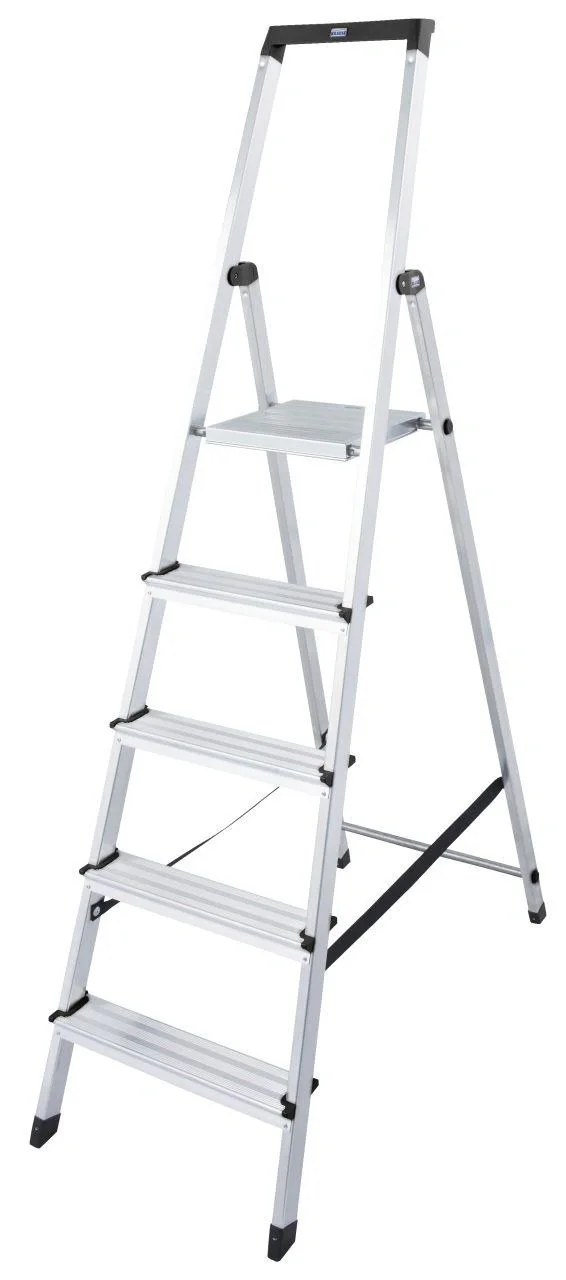 Stufen-Stehleiter mit 4 Stufen plus Plattform - 2