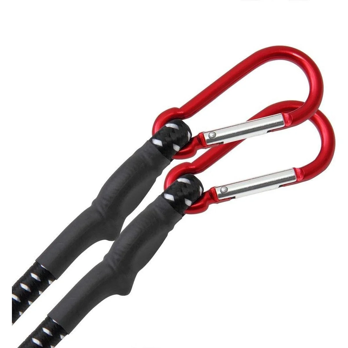 Schnellverschlussbinder mit Karabiner 80cm x 10 mm - 2er Set - 80Cm - 5