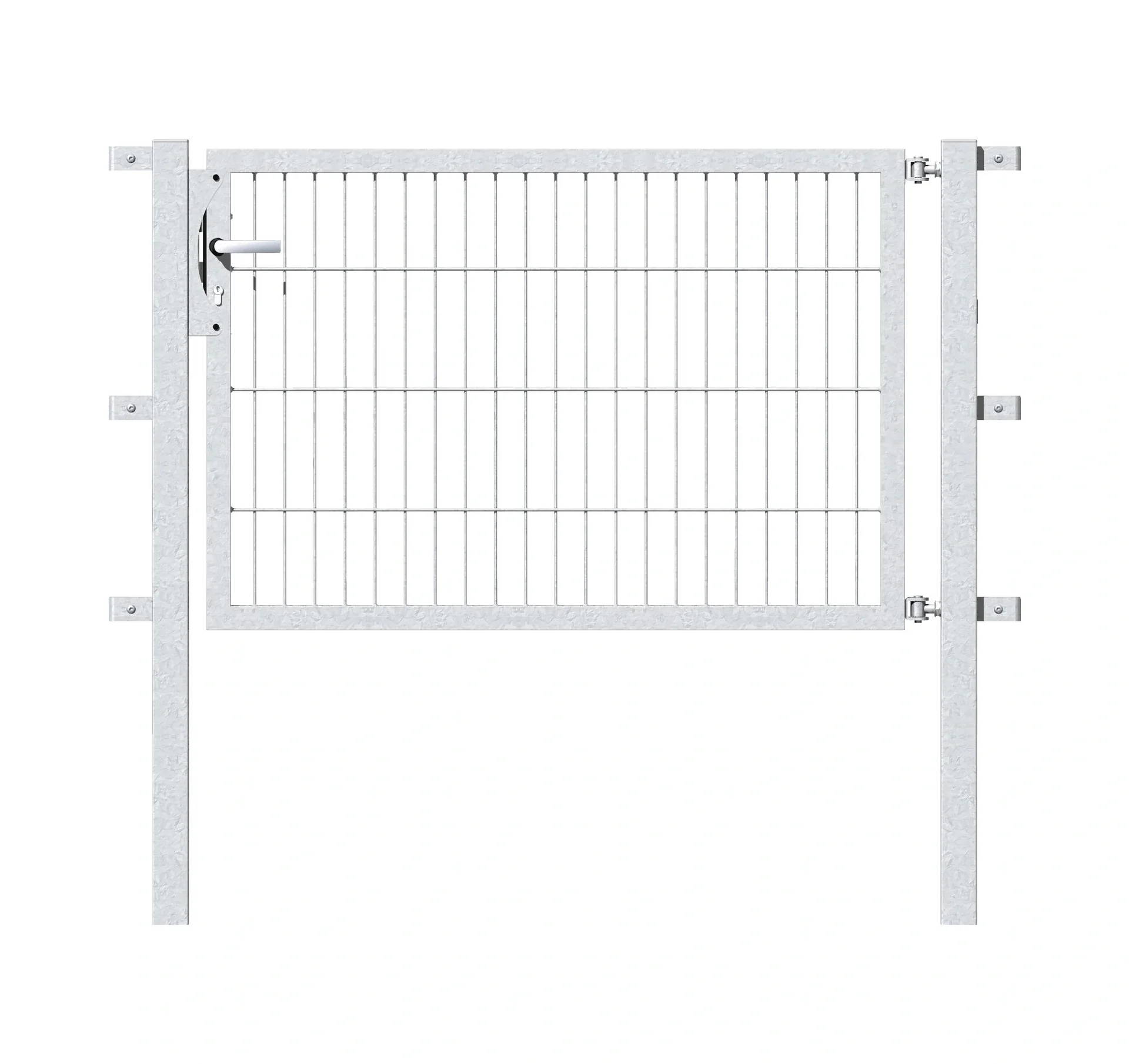 Einzeltor Flexo , feuerverzinkt, Breite 125 cm, Höhe 100 cm - 2