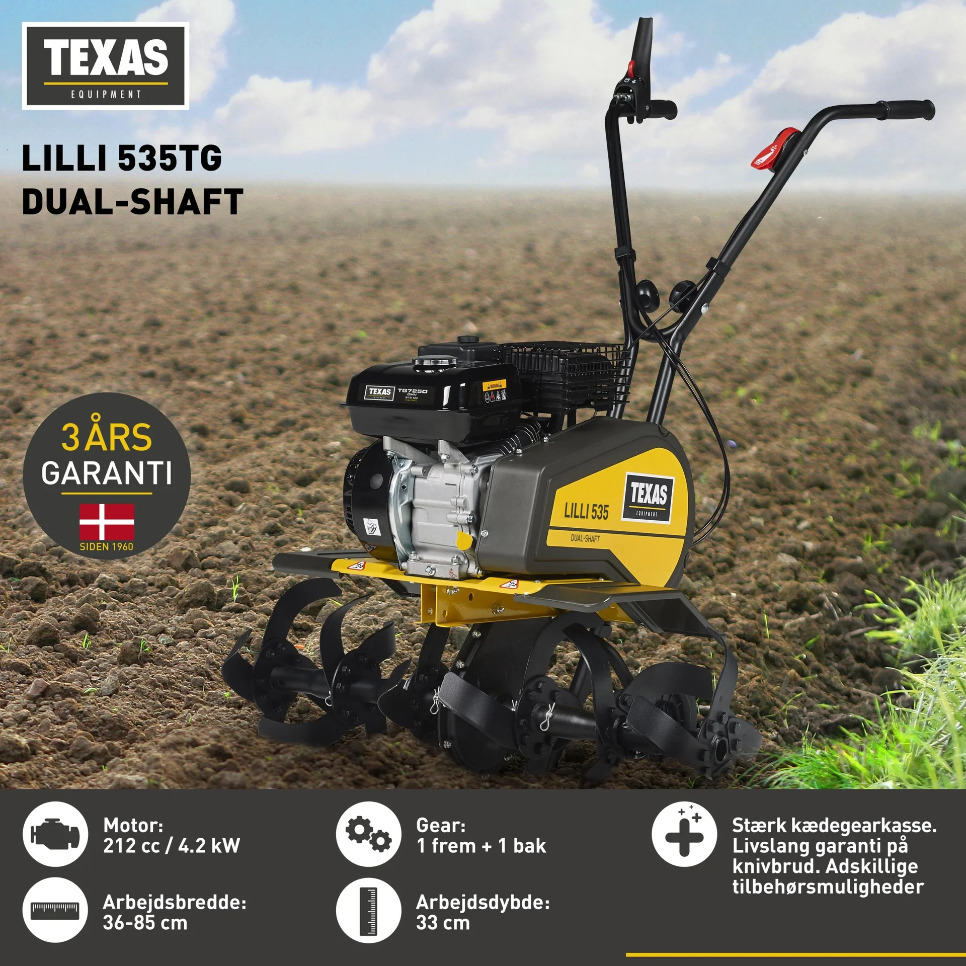 Motorhacke "Lilli 535TG Dual Shaft Set" - 2