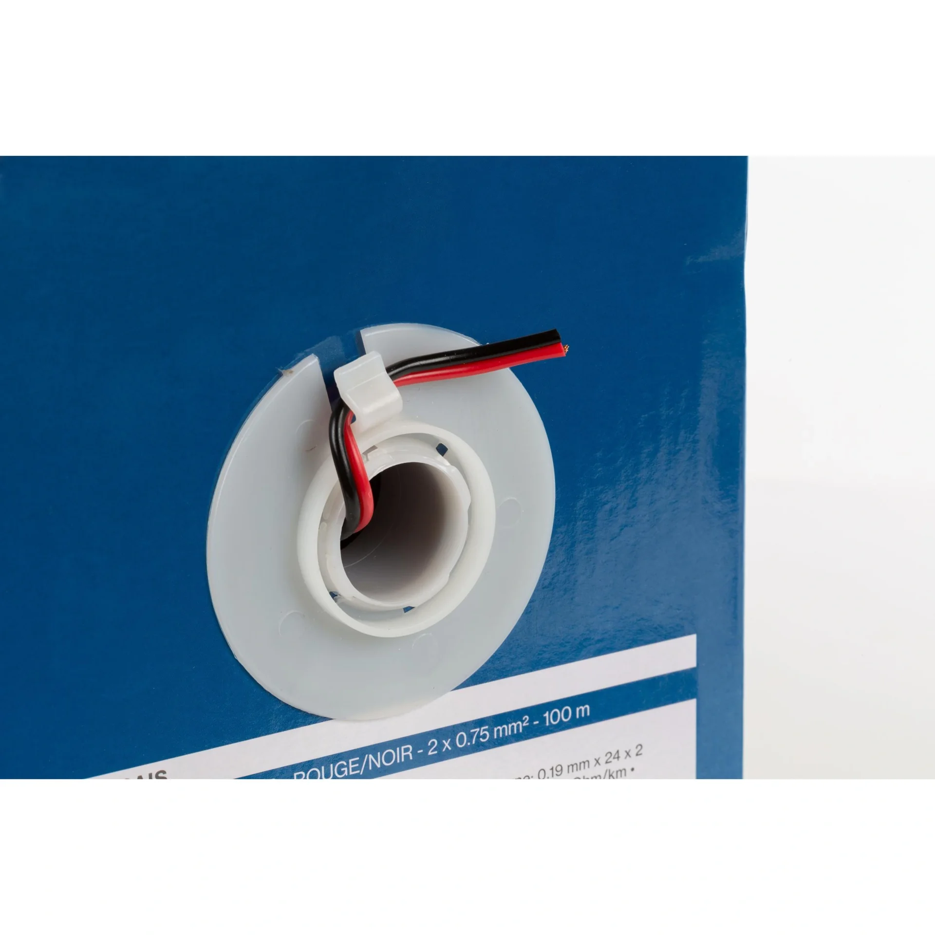 lautsprecherkabel - rot/schwarz - 2 x 0.75 mm² - 100 m - 3