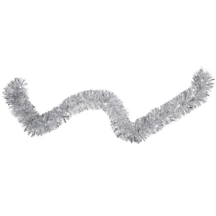 Weihnachtsgirlande - Silber 2 Meter - Ø15 cm - 1